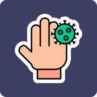 Dirty Hands Vecto Icon vector