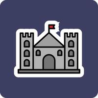 Castle Vecto Icon vector