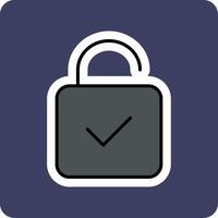 Padlock Vecto Icon vector