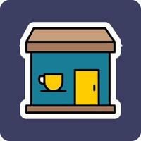 Coffee Shop Vecto Icon vector