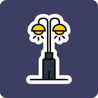 Park Lamp Vector Icon