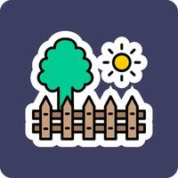 Fence Vecto Icon vector