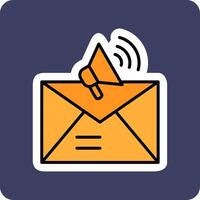 Email Marketing Vecto Icon vector