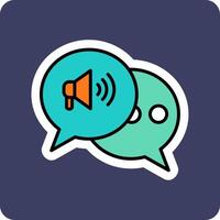 Marketing Conversation Vector Icon