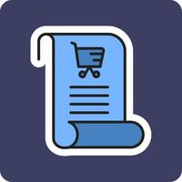 compras lista vecto icono vector