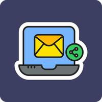 Email Share Vector Icon