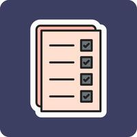 Check list Vecto Icon vector
