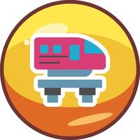 Monorail Vector Icon