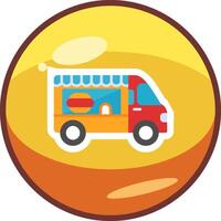 Food Truck Vecto Icon vector