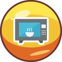 Microwave Oven Vector Icon