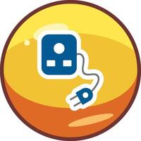 Plug And Socket Vector Icon