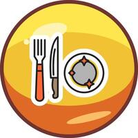 comedor vecto icono vector