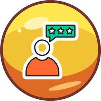 Customer Review Vector Icon
