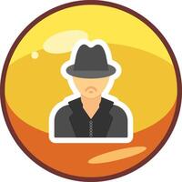 detective vecto icono vector