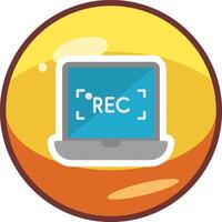 Recording Vector Icon