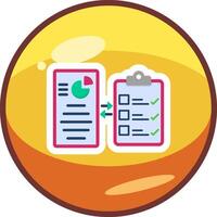 Work Flow Vecto Icon vector