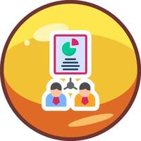 Work Distribution Vecto Icon vector