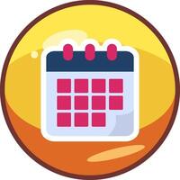 calendario vecto icono vector