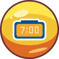 Digital Clock Vector Icon