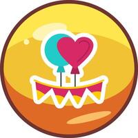 Balloons Party Vecto Icon vector