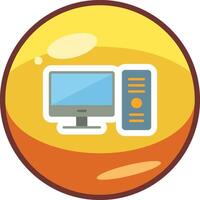 Computer Vector Icon