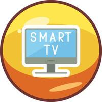 Smart Tv Vector Icon