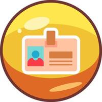 Identity Card Vecto Icon vector