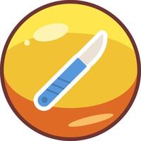 Surgical Knife Vector Icon