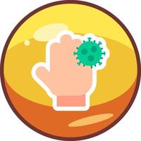 Dirty Hands Vecto Icon vector