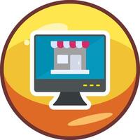 Online Shop Vector Icon