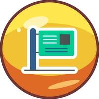 Billboard Vector Icon