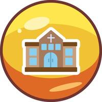 Iglesia vecto icono vector