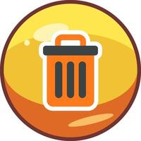 Trash Bin Vector Icon