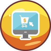 Online Shopping Vector Icon