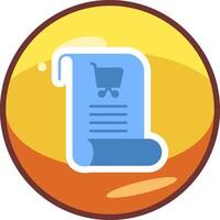 Shopping List Vecto Icon vector