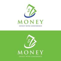 Unique cash and coins abstract logo template design.Business, payment, finance logo. vector