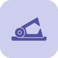 Stapler Remover Glyph Tritone Icon vector