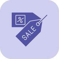 Sales Glyph Tritone Icon vector