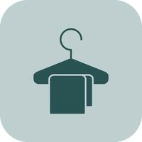 Changing Room Glyph Tritone Icon vector