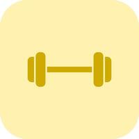 Dumbbell Glyph Tritone Icon vector