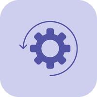 Automate Glyph Tritone Icon vector