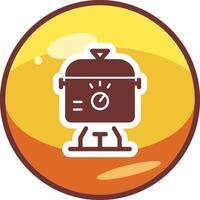 lento Horno vecto icono vector