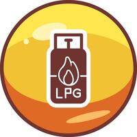 Gas Cylinder Vector Icon