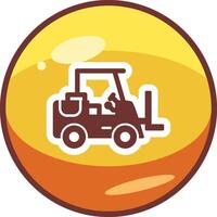 Forklift Vector Icon