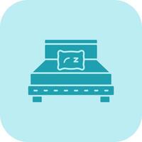 Pillow Glyph Tritone Icon vector