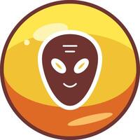 extraterrestre vecto icono vector