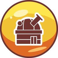 Space Observatory Vector Icon