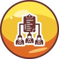 Work distribution Vector Icon