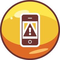 Mobile Alert Vector Icon