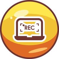 Recording Vector Icon